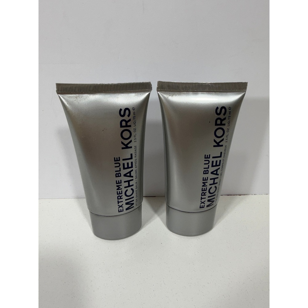 Michael Kors Extreme Blue After Shave Balm & Hair Body Wash Setlot of 2 Mens 2pc